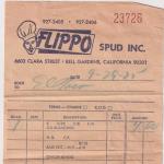 Receipt: Flippo Spud Inc., 9/29/1975