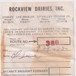 Receipt: Rockview Dairies, Inc., 9/29/1975